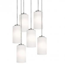 AFX Lighting, Inc. LEOP04MBSNRND6 - Leo 6 Light Round Pendant