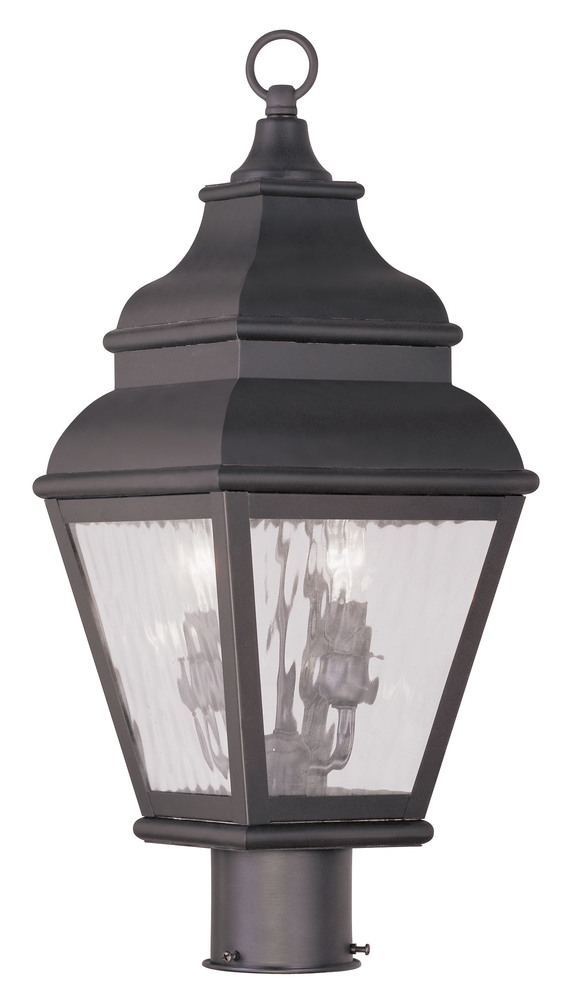 2 Light Bronze Outdoor Post Lantern