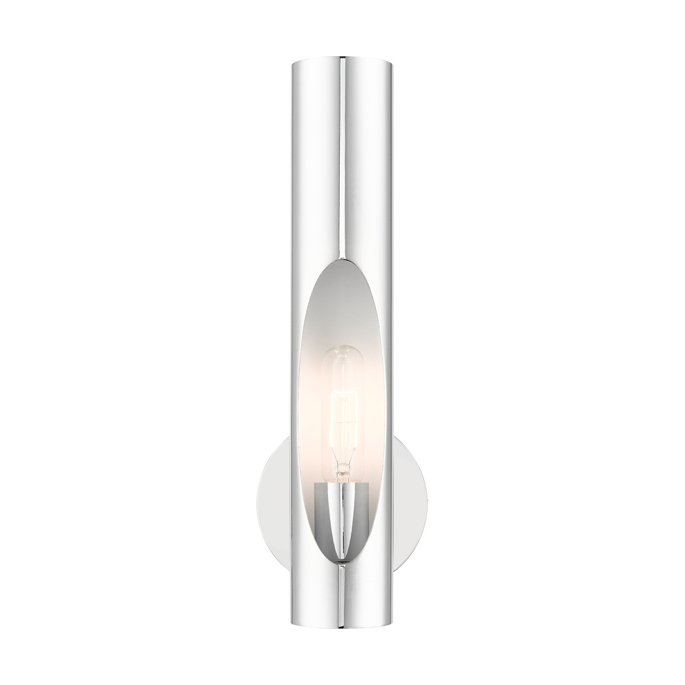 1 Lt Polished Chrome ADA Single Sconce