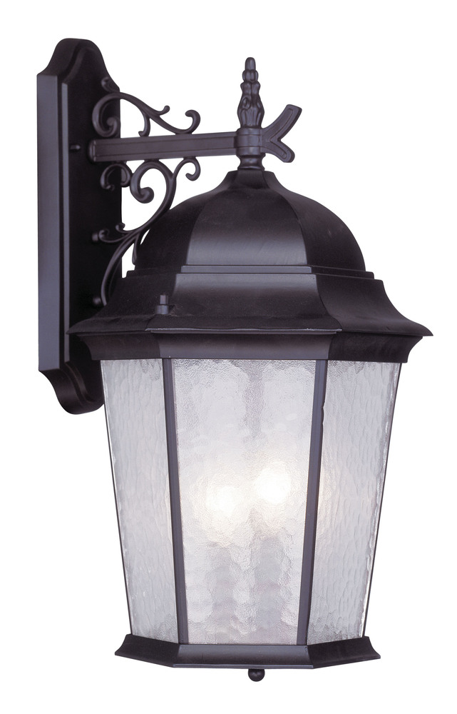 3 Light Bronze Outdoor Wall Lantern