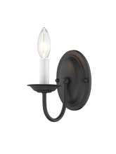 Livex Lighting 4151-04 - 1 Light Black Wall Sconce