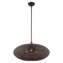 Livex Lighting 49186-07 - 3 Lt Bronze Pendant