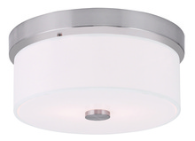 Livex Lighting 50862-91 - 2 Light Brushed Nickel Ceiling Mount