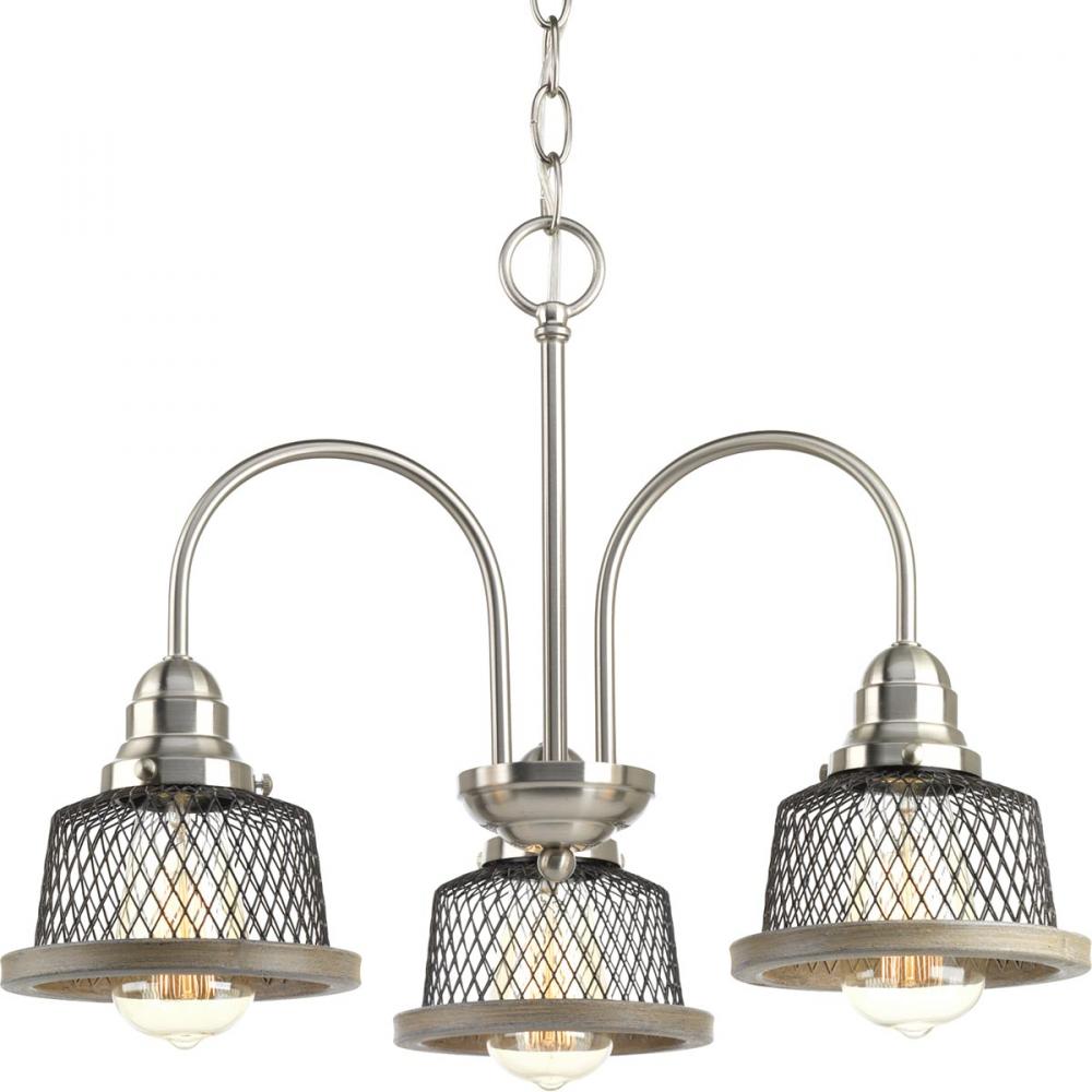 Tilley Three-Light Chandelier