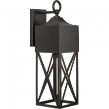 Progress P560317-020 - Birkdale Collection One-Light Modern Farmhouse Antique Bronze Outdoor Wall Lantern