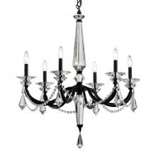 Schonbek 1870 S6706N-51R - Verona 6 Light 120V Chandelier in Black with Clear Radiance Crystal