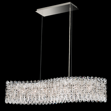 Schonbek 1870 RS8346N-48R - Sarella 7 Light 120V Linear Pendant in Antique Silver with Clear Radiance Crystal