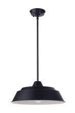 Craftmade ZA5521-MN - Landmark 1 Light 15" Outdoor Pendant in Midnight