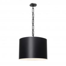 Crystorama 8686-MK-WH - Brian Patrick Flynn Alston 6 Light Matte Black + White Chandelier