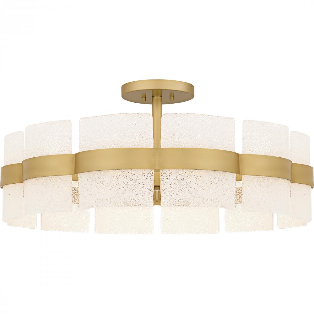 Sweeney 6-Light Soft Gold Semi-Flush Mount