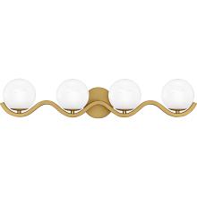 Quoizel SRI8631AB - Spherical 4-Light Aged Brass Bath Light