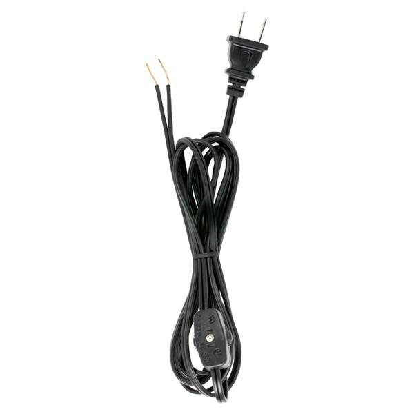 8 Ft. Cord Sets with Line Switches All Cord Sets - Molded Plug Tinned tips 3/4" Strip with