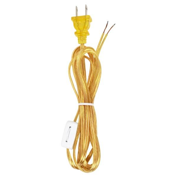 8 Ft. Cord Sets with Line Switches All Cord Sets - Molded Plug Tinned tips 3/4" Strip with