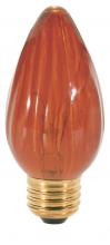 Satco Products Inc. S3370 - 40 Watt F15 Incandescent; Amber; 1500 Average rated hours; Medium base; 120 Volt