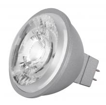 Satco Products Inc. S8637 - 8W; LED MR16; 3500K; 15 deg. beam spread; GU5.3 base; 12 Volt AC/DC