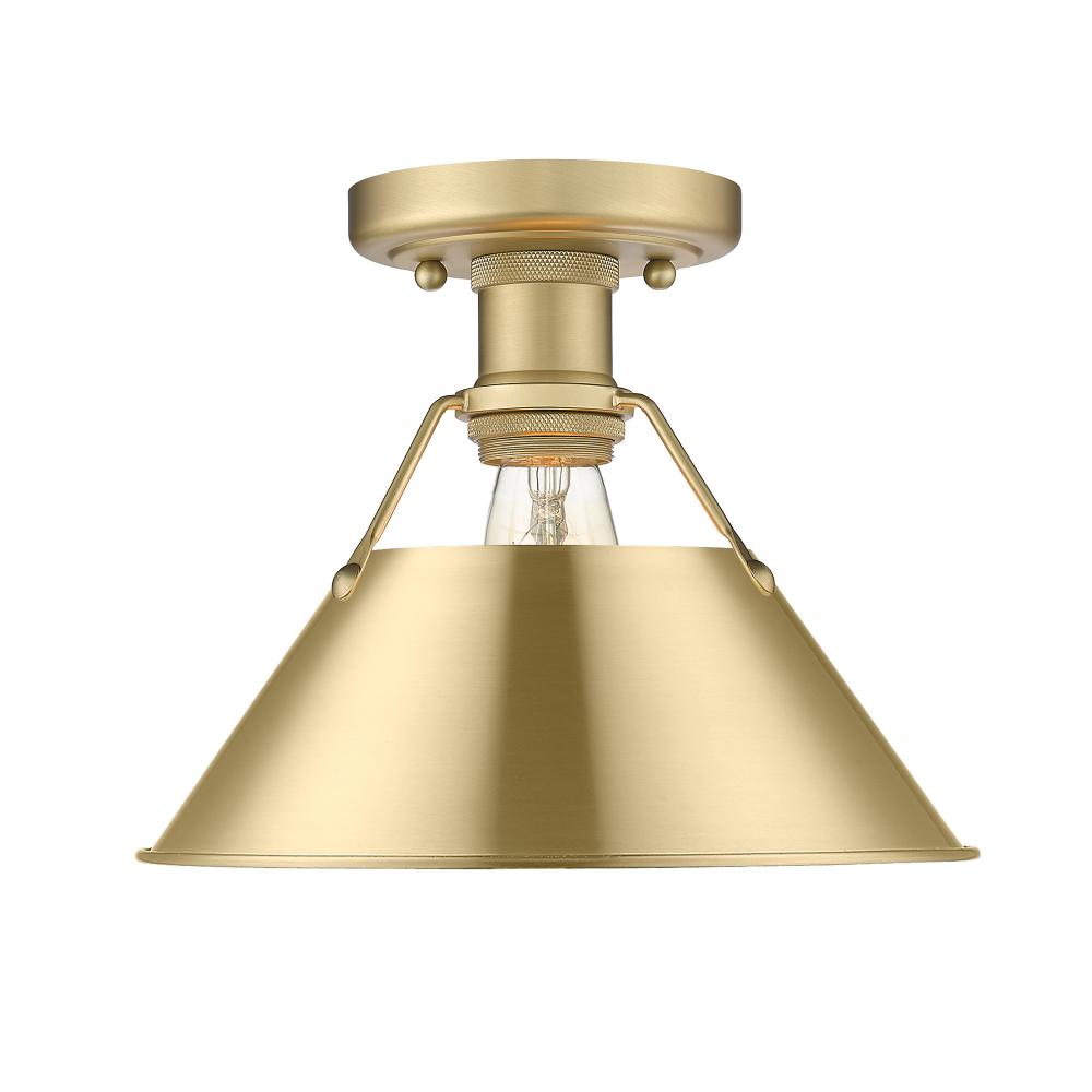 Orwell BCB Flush Mount in Brushed Champagne Bronze with Brushed Champagne Bronze shade