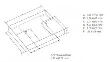 Lutron Electronics CFL-JBA-FAB - JUNCTION BOX ADAPTER KIT