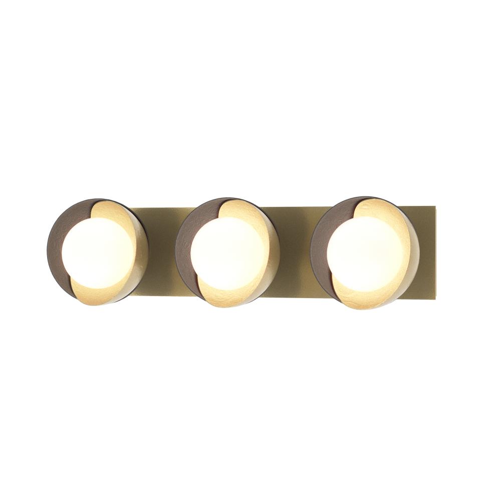 Brooklyn 3-Light Straight Double Shade Bath Sconce