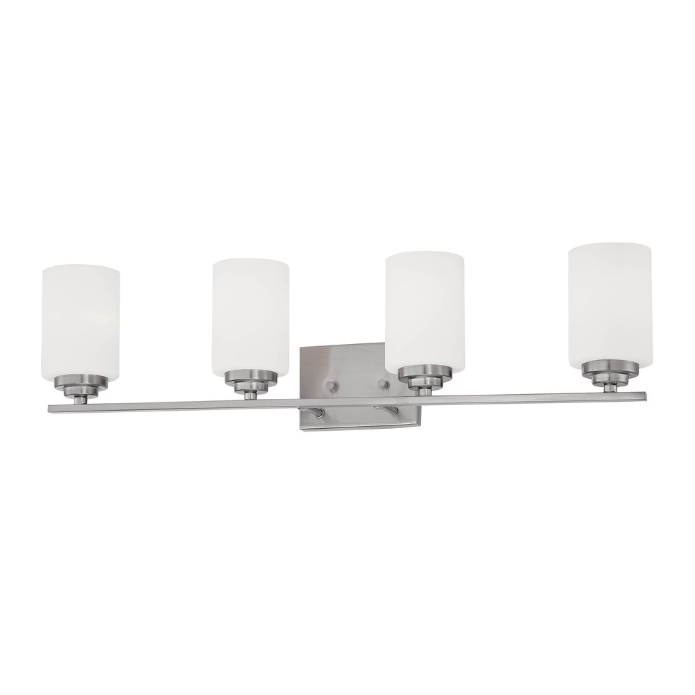 Durham 4-Light Vanity Satin Nickel