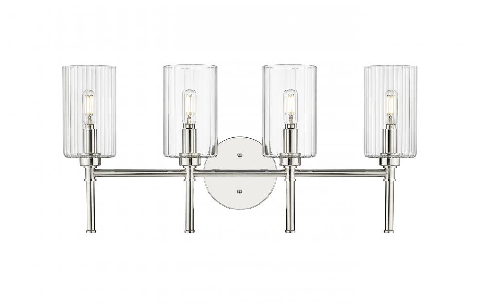 Chastine 4-Light Vanity Polished Nickel