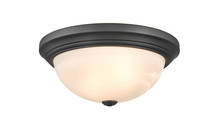 Millennium 4603-MB - 2-Light Flushmount Ceiling Light Matte Black