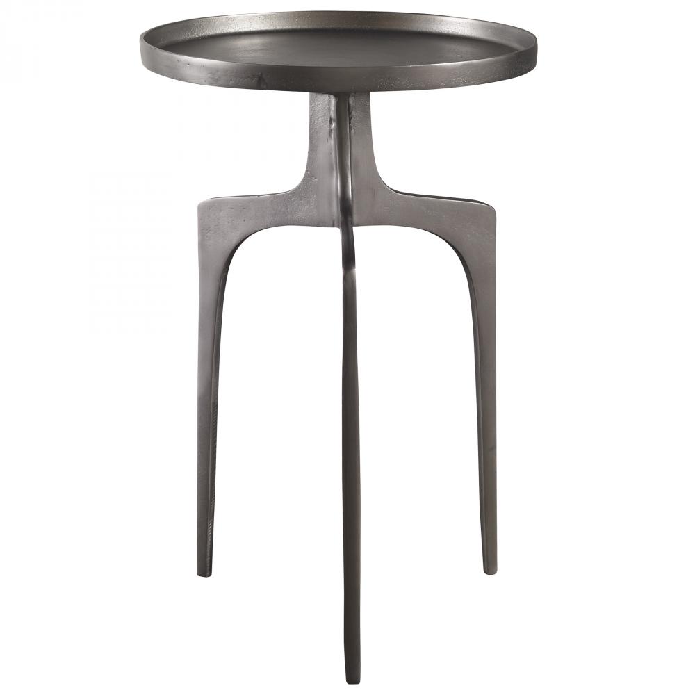 Kenna Nickel Accent Table