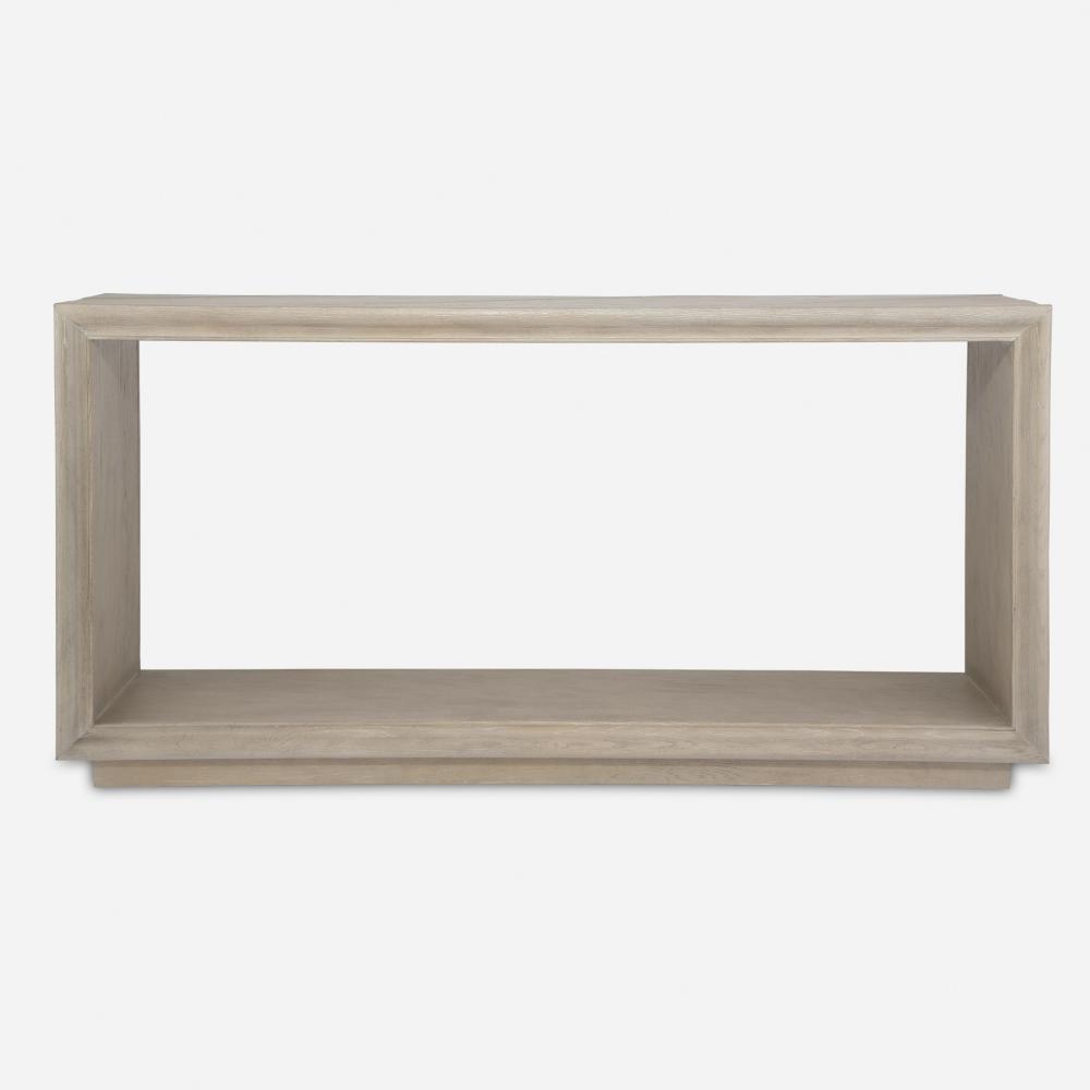 Prism Light Oak Console Table