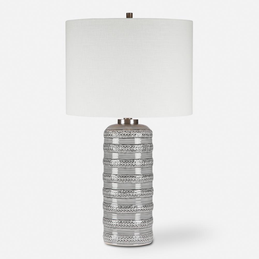 Uttermost Alenon Light Gray Table Lamp