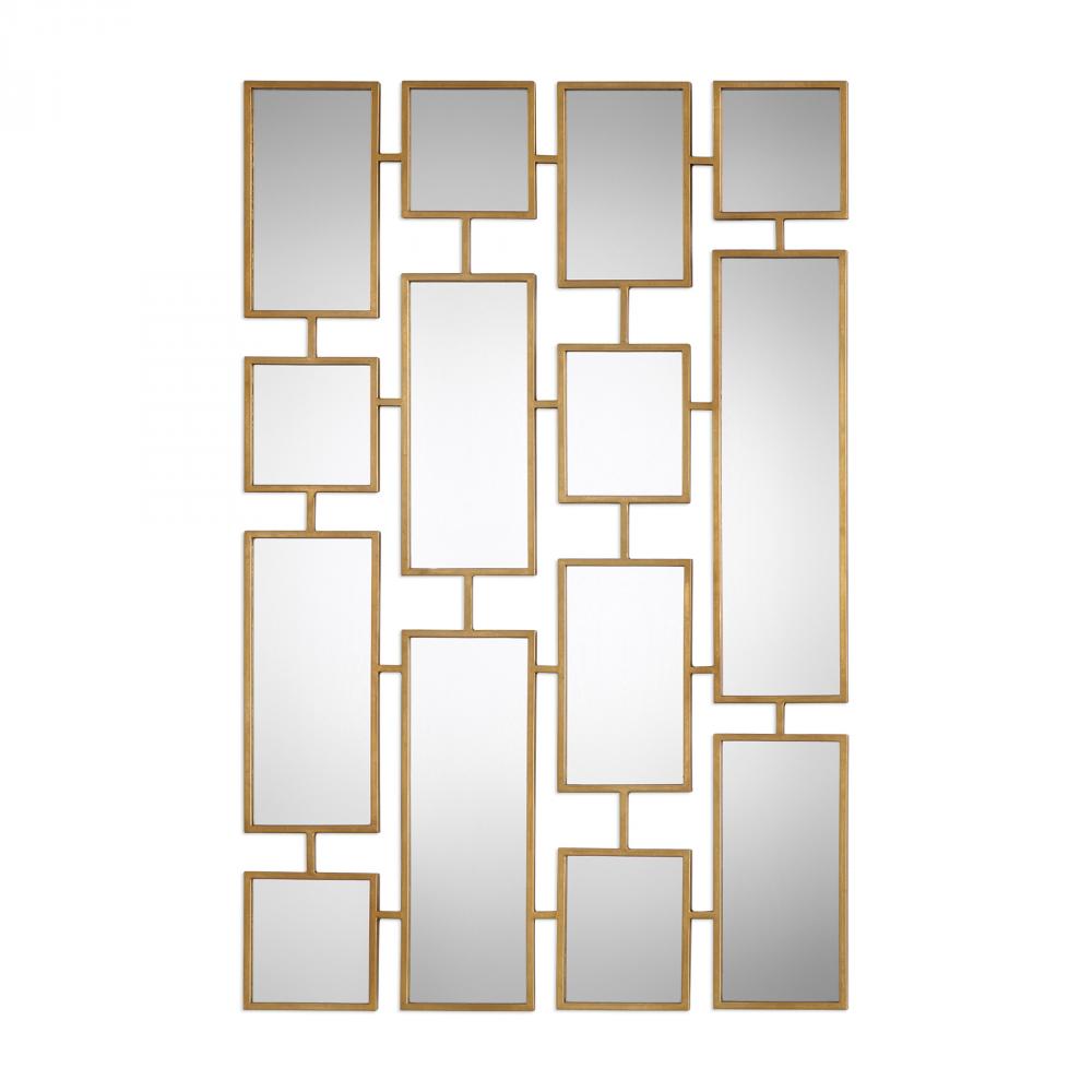 Kennon Forged Gold Rectangles Mirror