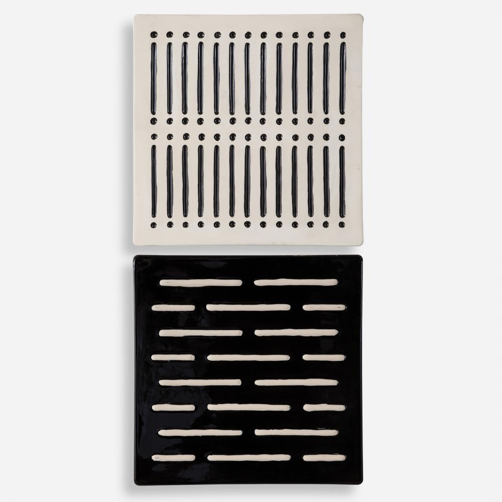 Domino Effect Modern Wall Decor, S/2