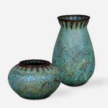 Uttermost 17111 - Bisbee Turquoise Vases, S/2