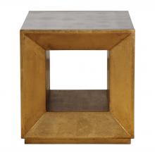 Uttermost 24763 - Flair Gold Cube Table