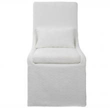 Uttermost 23728 - Coley White Armless Chair