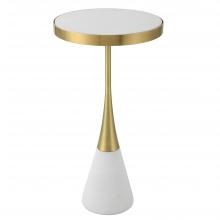 Uttermost 25281 - Apex White Concrete Accent Table