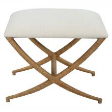 Uttermost 23751 - Expedition White Fabric Small Bench