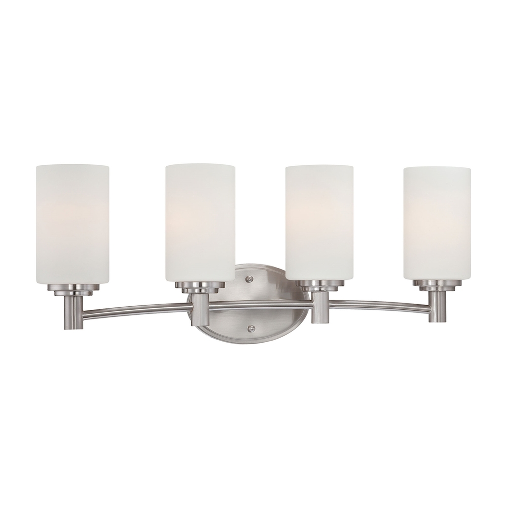 Thomas - Pittman 24'' Wide 4-Light Vanity Light - Brushed Nickel