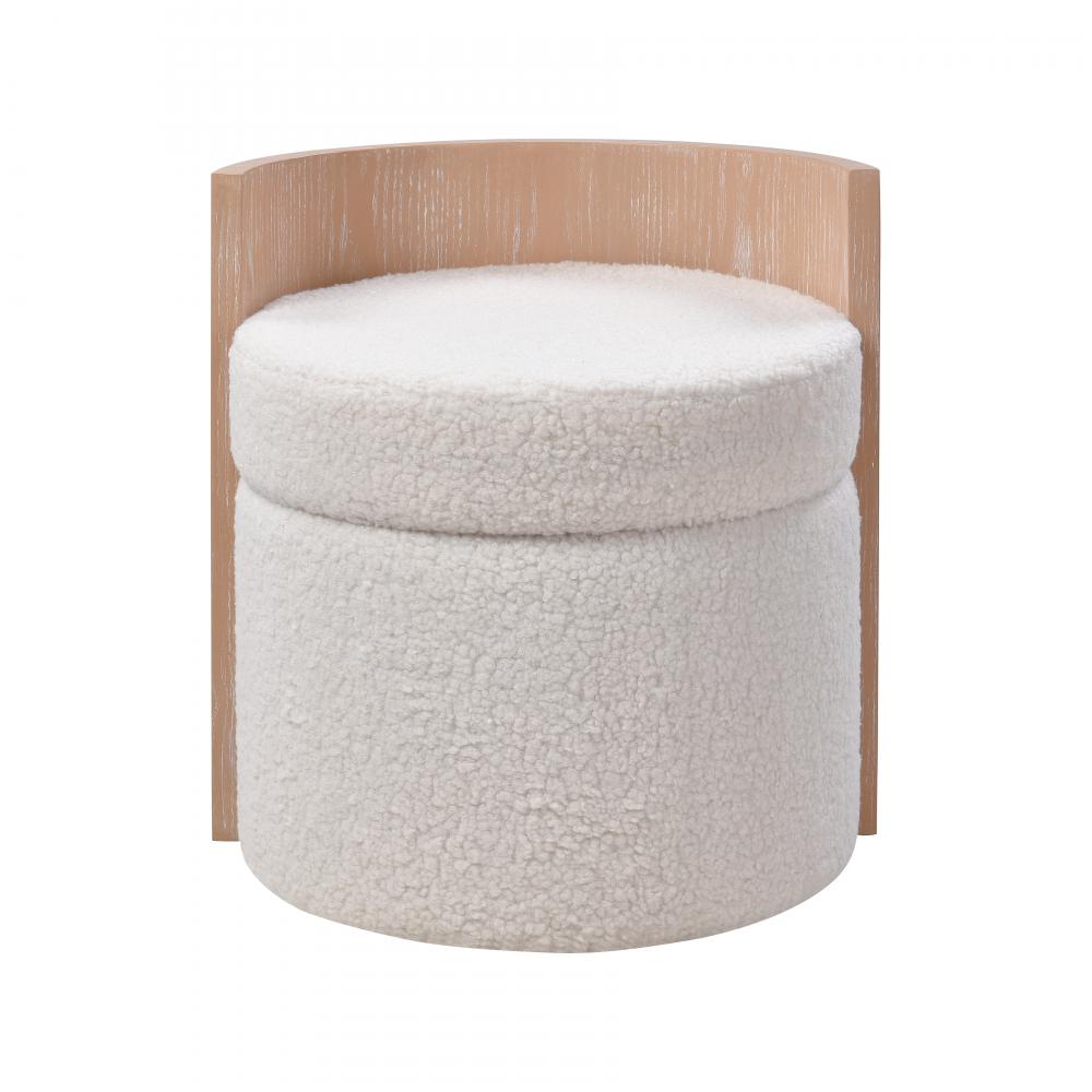 Pollard Stool - Light Oak