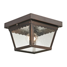 ELK Home 9102EF/70 - Thomas - Springfield 8'' Wide 1-Light Outdoor Flush Mount - Hazelnut Bronze