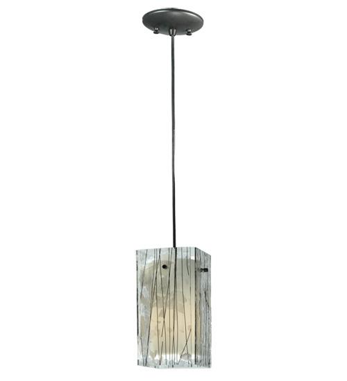 5"Sq Metro Fusion Branches Quadrato Mini Pendant