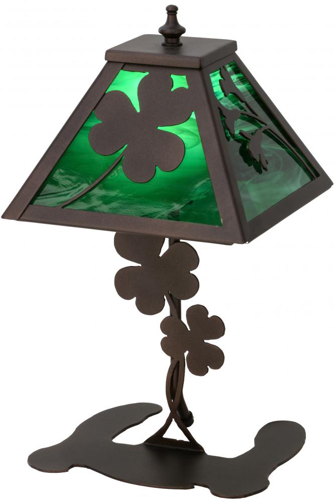 14.5"H Shamrock Accent Lamp