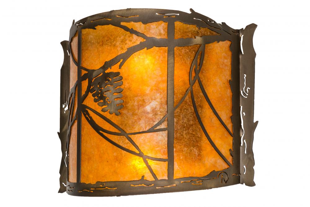 12"W Whispering Pines Wall Sconce