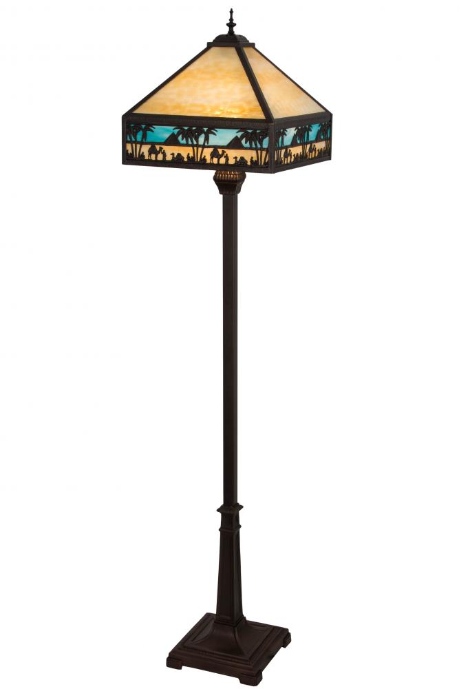 67.5"H Camel Mission Floor Lamp