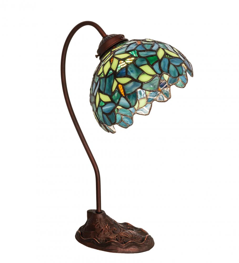 18" High Nightfall Wisteria Desk Lamp