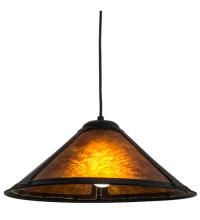 Meyda White 114177 - 17" Wide Sutter Pendant