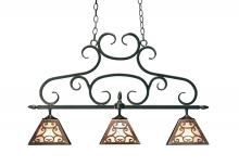 Meyda White 116150 - 36" Long Bandolei 3 Light Island Pendant