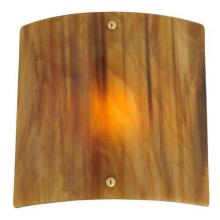 Meyda White 119966 - 11"W Metro Fusion Marble Glass Panel Wall Sconce