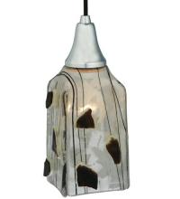 Meyda White 122304 - 4.5"Sq Metro Fusion Licorice Draped Glass Mini Pendant