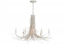 Meyda White 145100 - 40"L Twigs 8 LT Chandelier