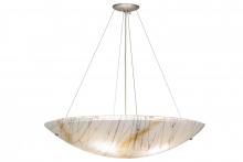 Meyda White 151639 - 30"W Metro Fusion Ramoscelli Inverted Pendant