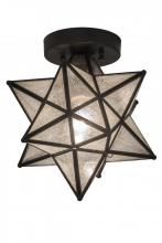 Meyda White 155264 - 9"W Moravian Star Flushmount